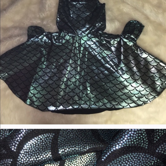 BlackMilk mermaid straps pocket skater dress - Picture 3 of 4